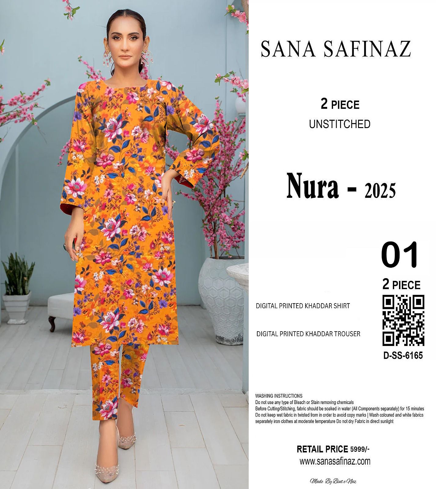 SANA SAFINA KHADDAR TWO PIECE