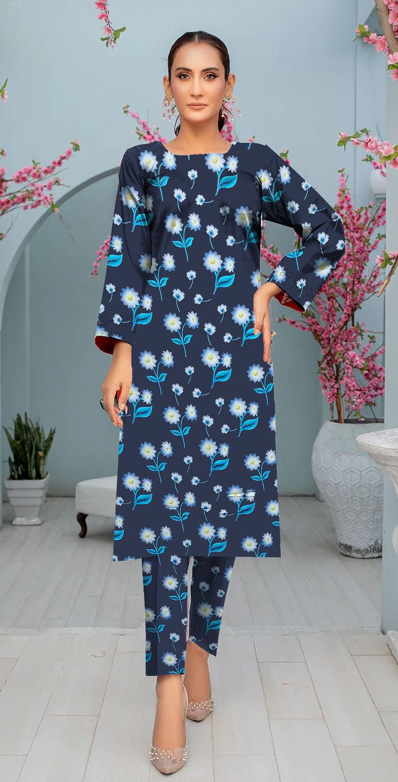 SANA SAFINA KHADDAR TWO PIECE