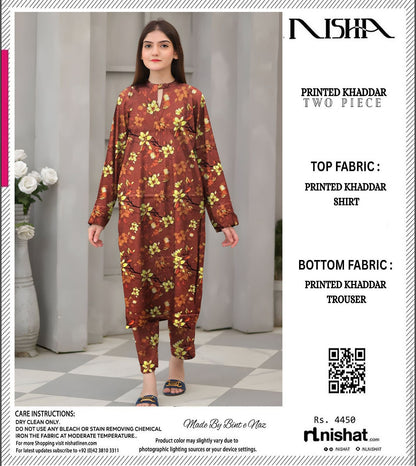 NISHAT KHADDAR TWO PIECE