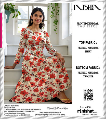 NISHAT KHADDAR TWO PIECE