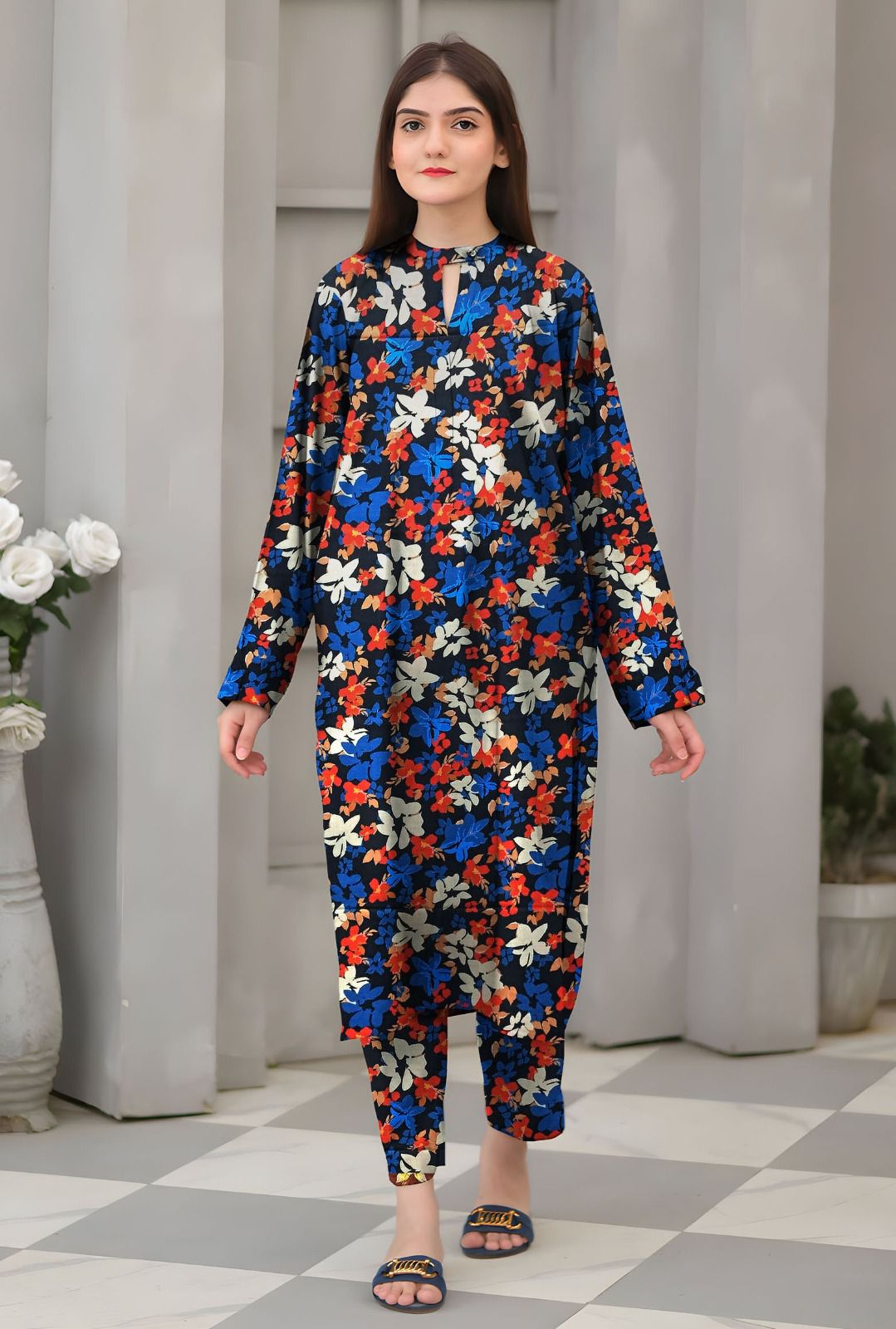 NISHAT KHADDAR TWO PIECE