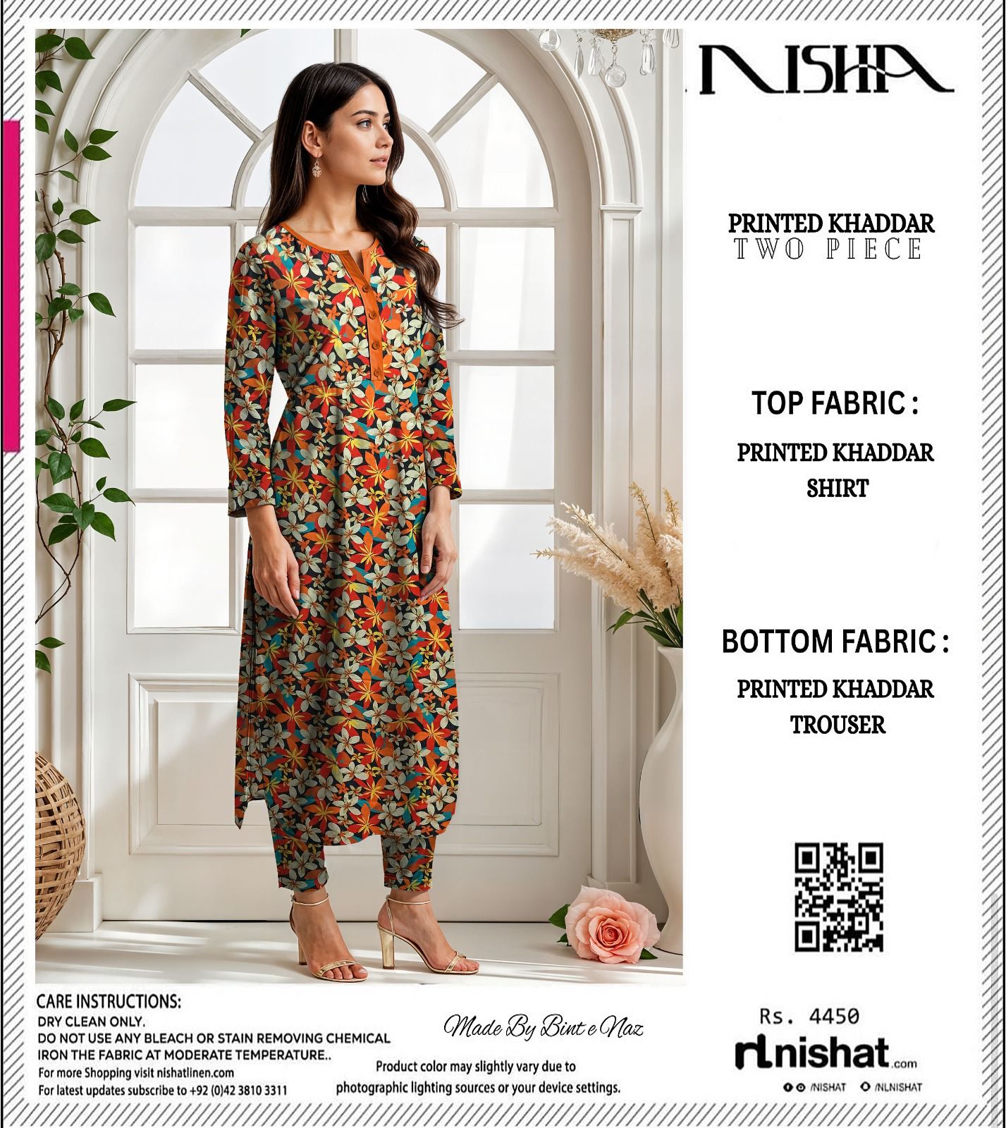 NISHAT KHADDAR TWO PIECE