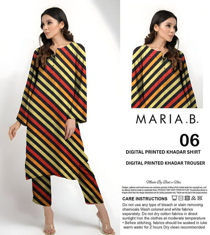 MARIA.B KHADDAR TWO PIECE