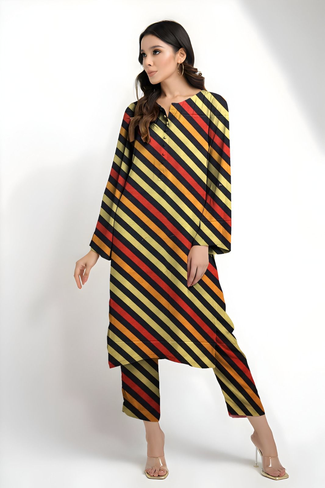 MARIA.B KHADDAR TWO PIECE