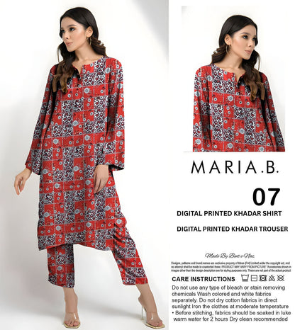 MARIA.B KHADDAR TWO PIECE