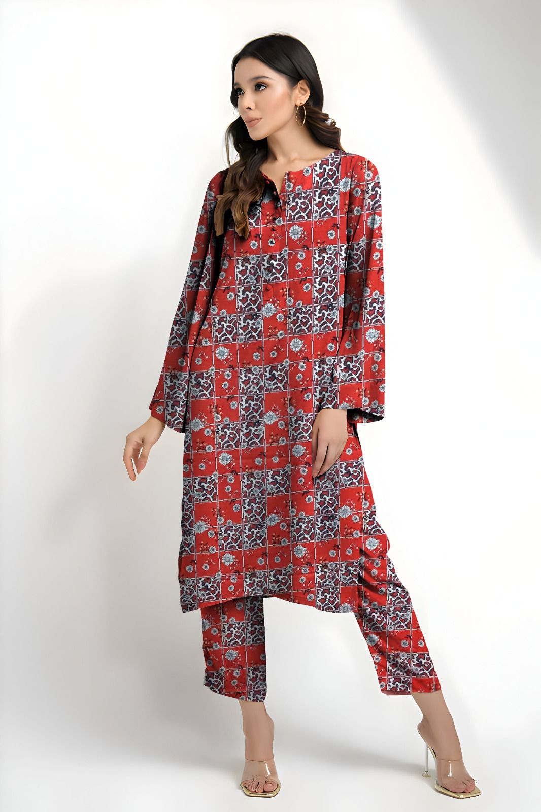 MARIA.B KHADDAR TWO PIECE