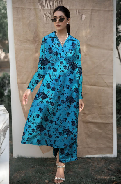 MARIA.B KHADDAR TWO PIECE