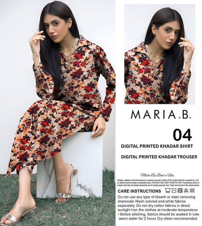 MARIA.B KHADDAR TWO PIECE