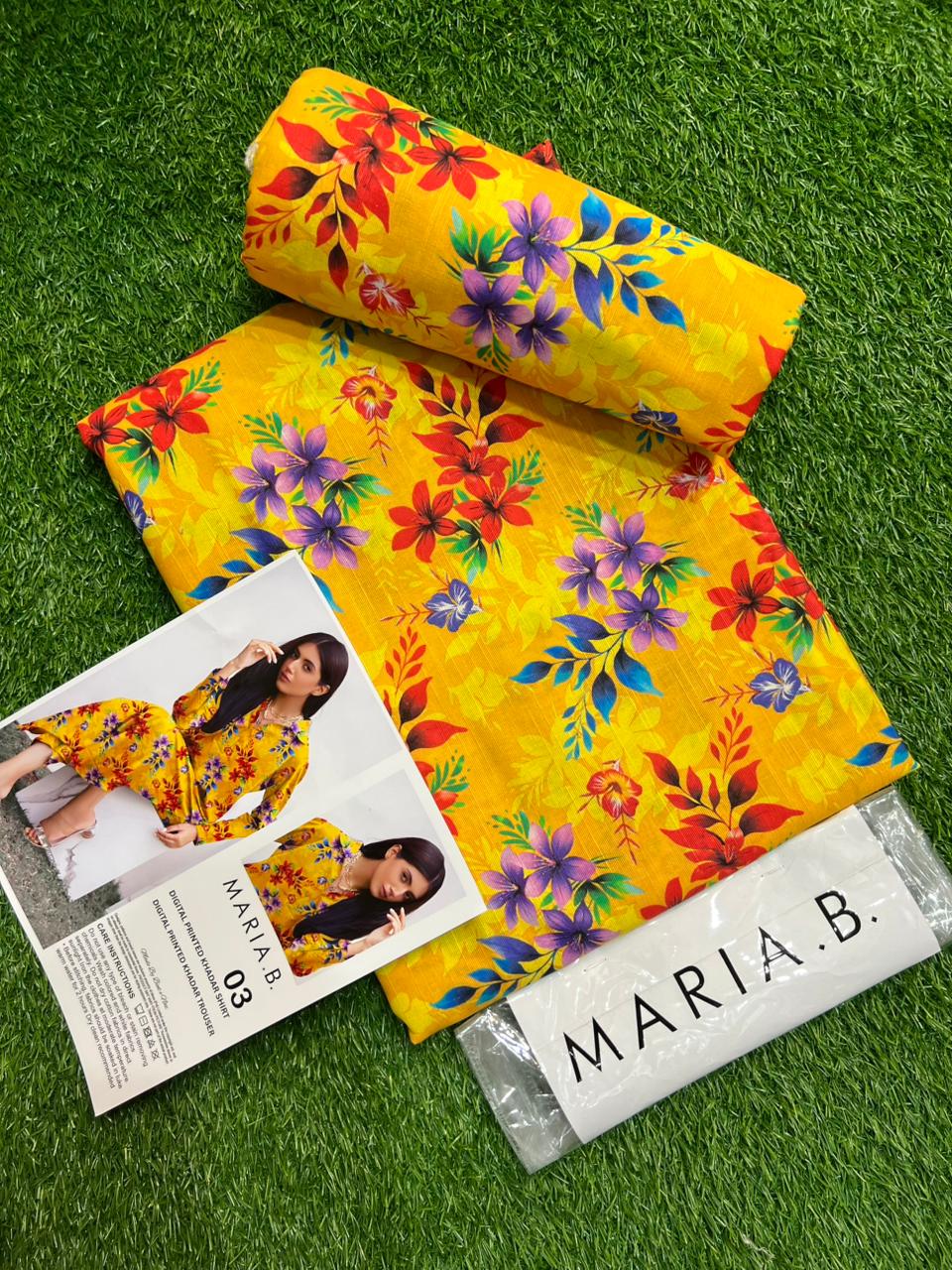 MARIA.B KHADDAR TWO PIECE