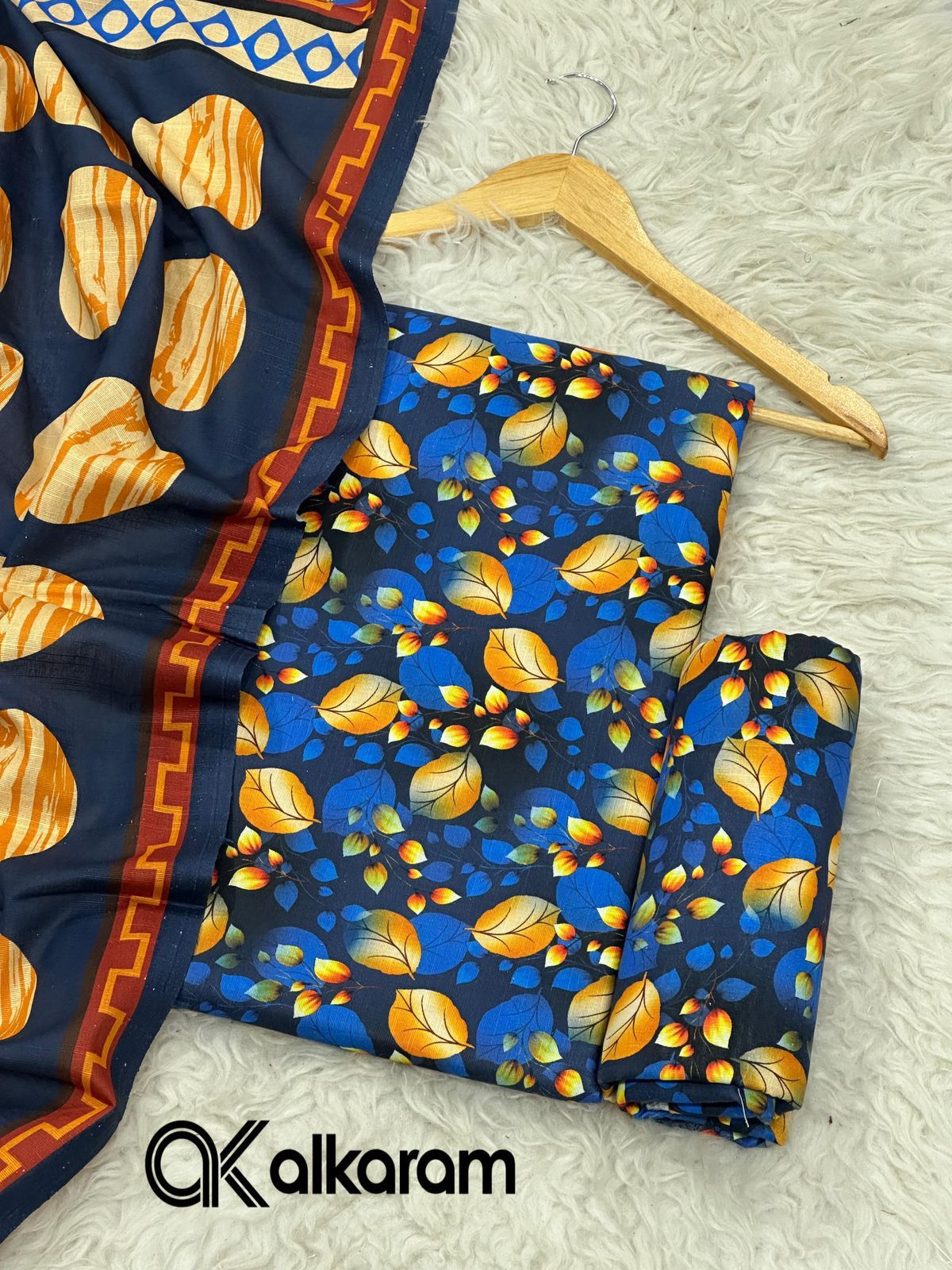 AL KARAM KHADDAR THREE PIECE