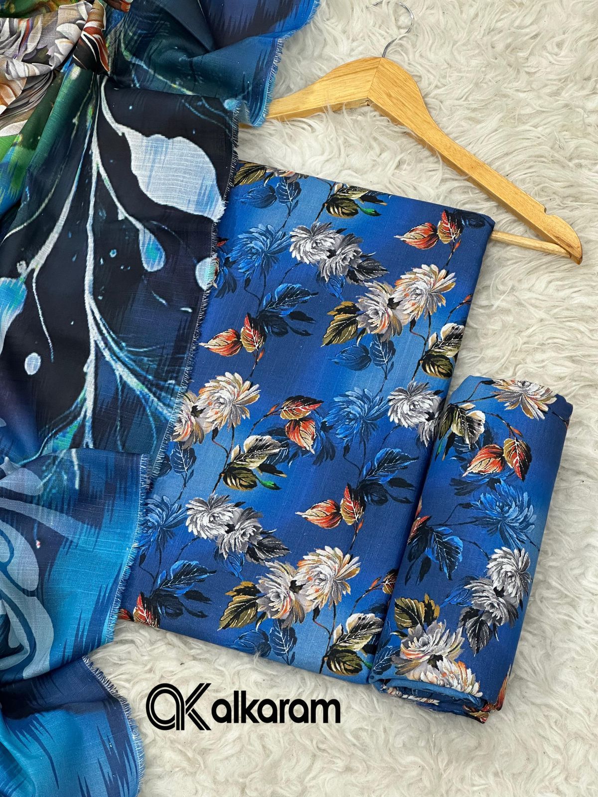 AL KARAM KHADDAR THREE PIECE