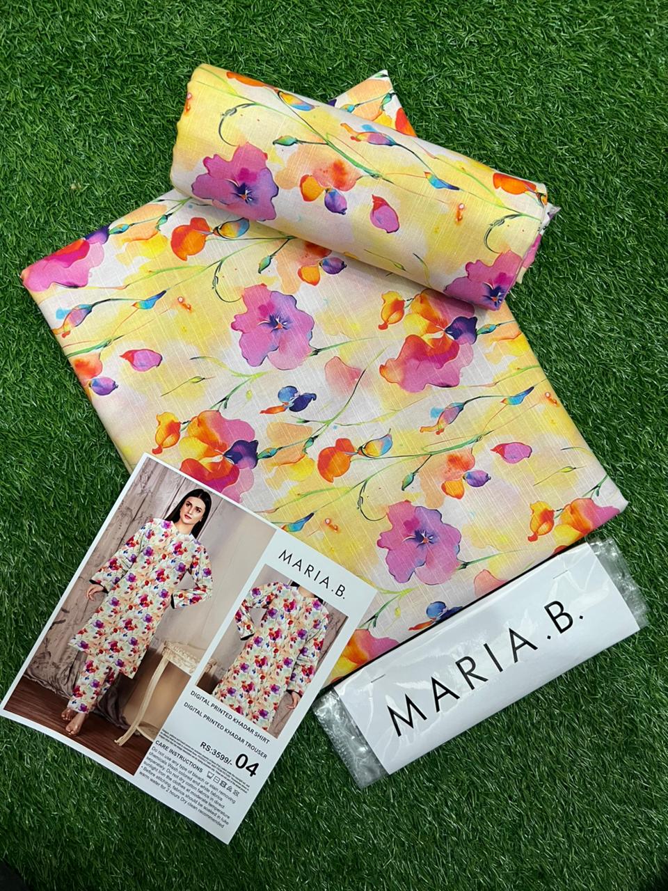 MARIA.B KHADDAR TWO PIECE