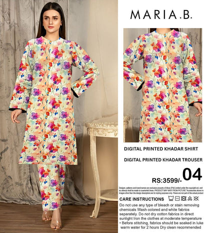 MARIA.B KHADDAR TWO PIECE