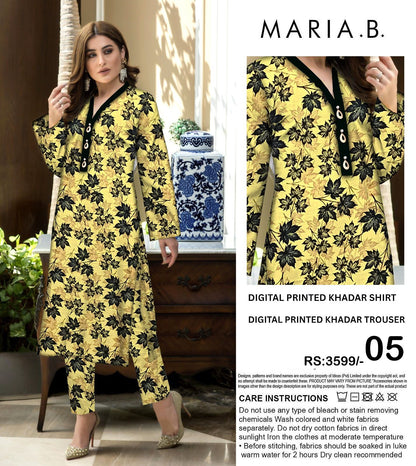MARIA.B KHADDAR TWO PIECE