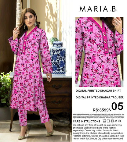 MARIA.B KHADDAR TWO PIECE