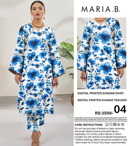 MARIA.B KHADDAR TWO PIECE