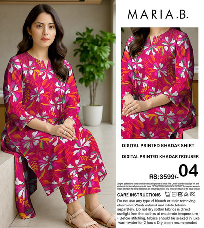 MARIA.B KHADDAR TWO PIECE