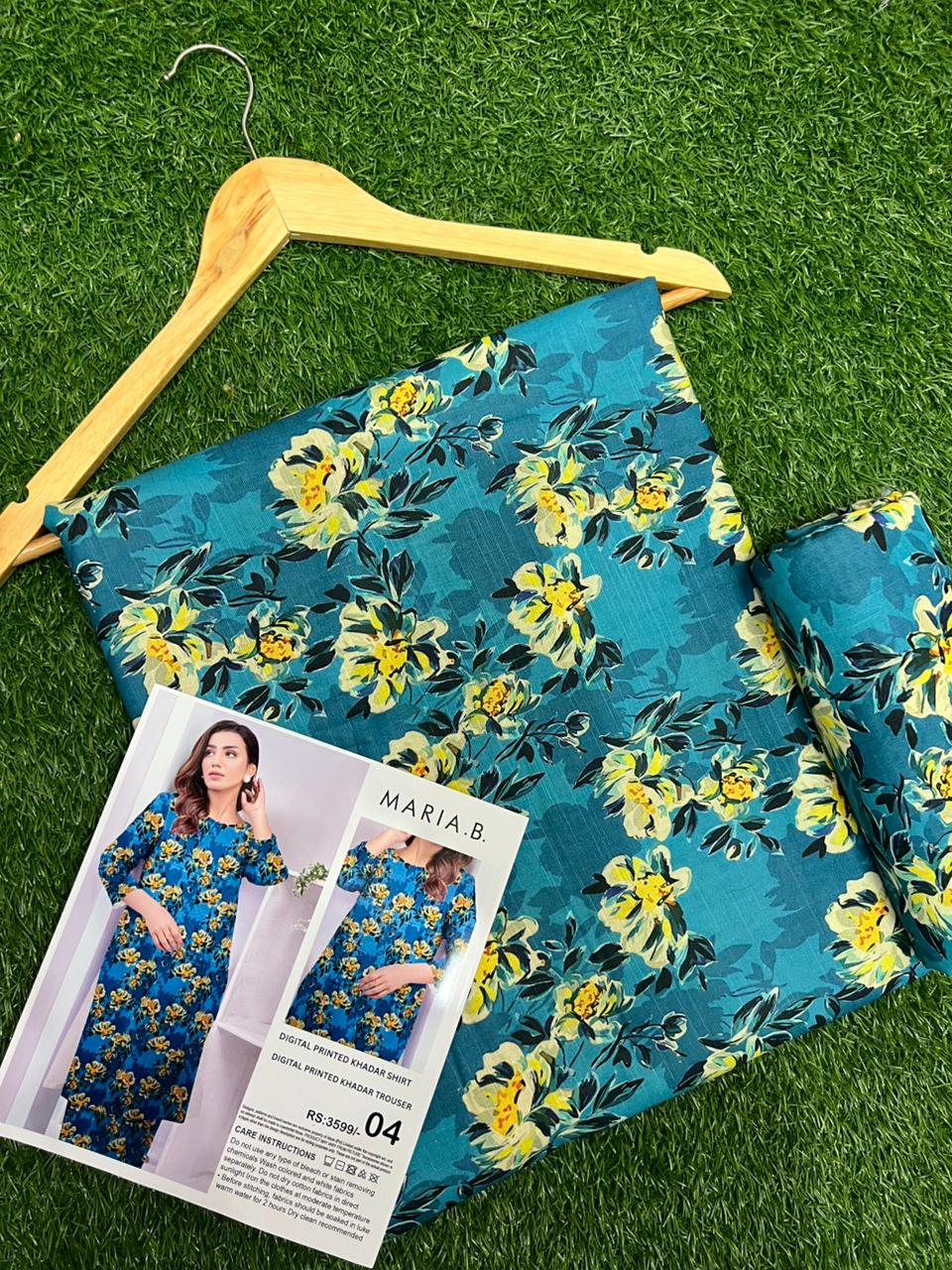 MARIA.B KHADDAR TWO PIECE