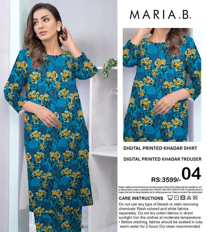 MARIA.B KHADDAR TWO PIECE