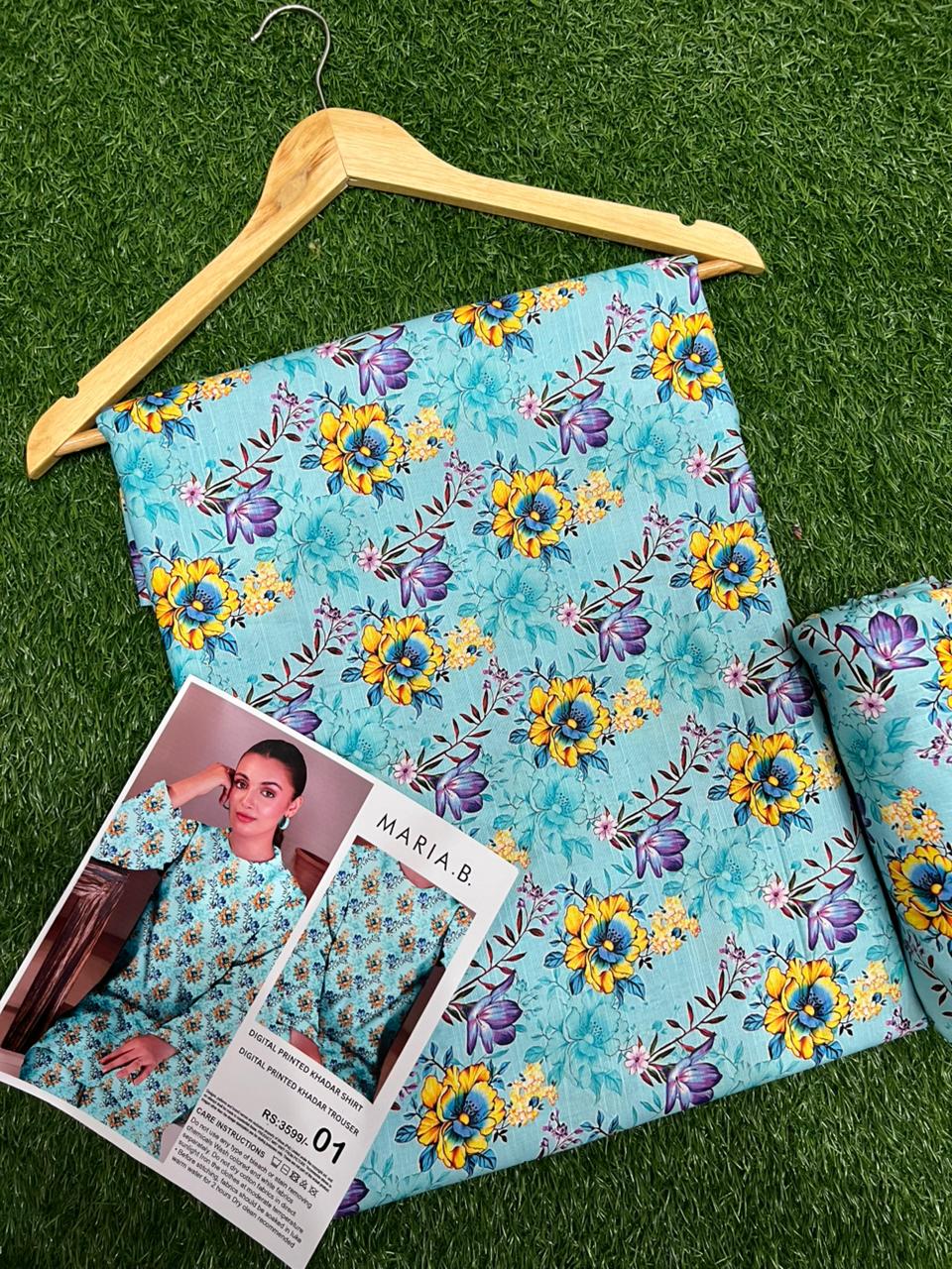 MARIA.B KHADDAR TWO PIECE