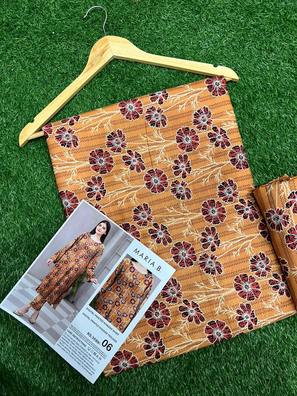 MARIA.B KHADDAR TWO PIECE