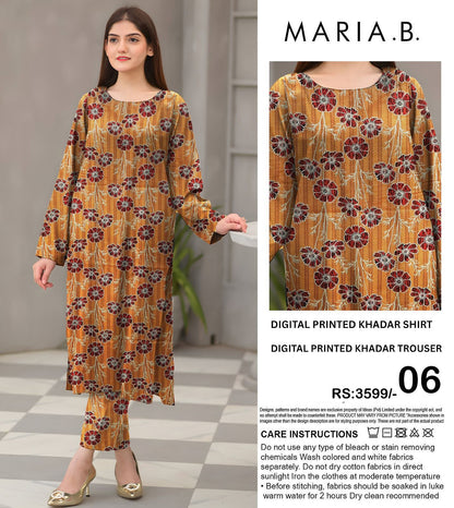 MARIA.B KHADDAR TWO PIECE