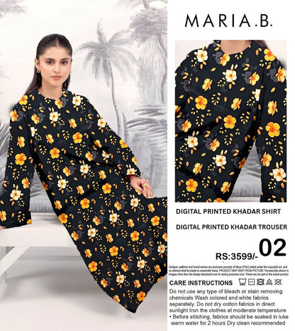 MARIA.B KHADDAR TWO PIECE