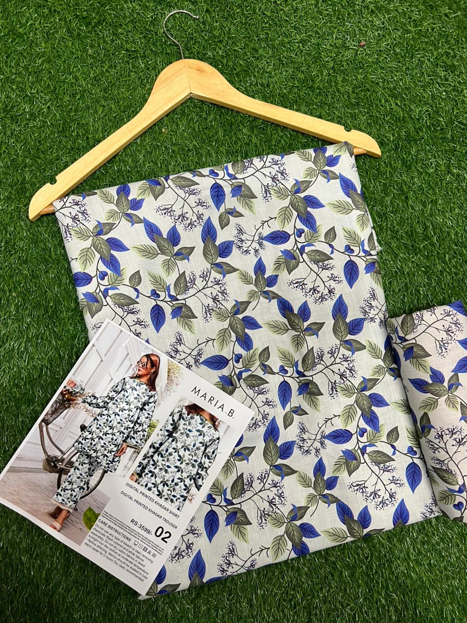 MARIA.B KHADDAR TWO PIECE