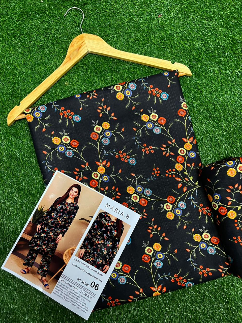 MARIA.B KHADDAR TWO PIECE