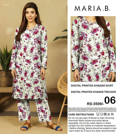 MARIA.B KHADDAR TWO PIECE