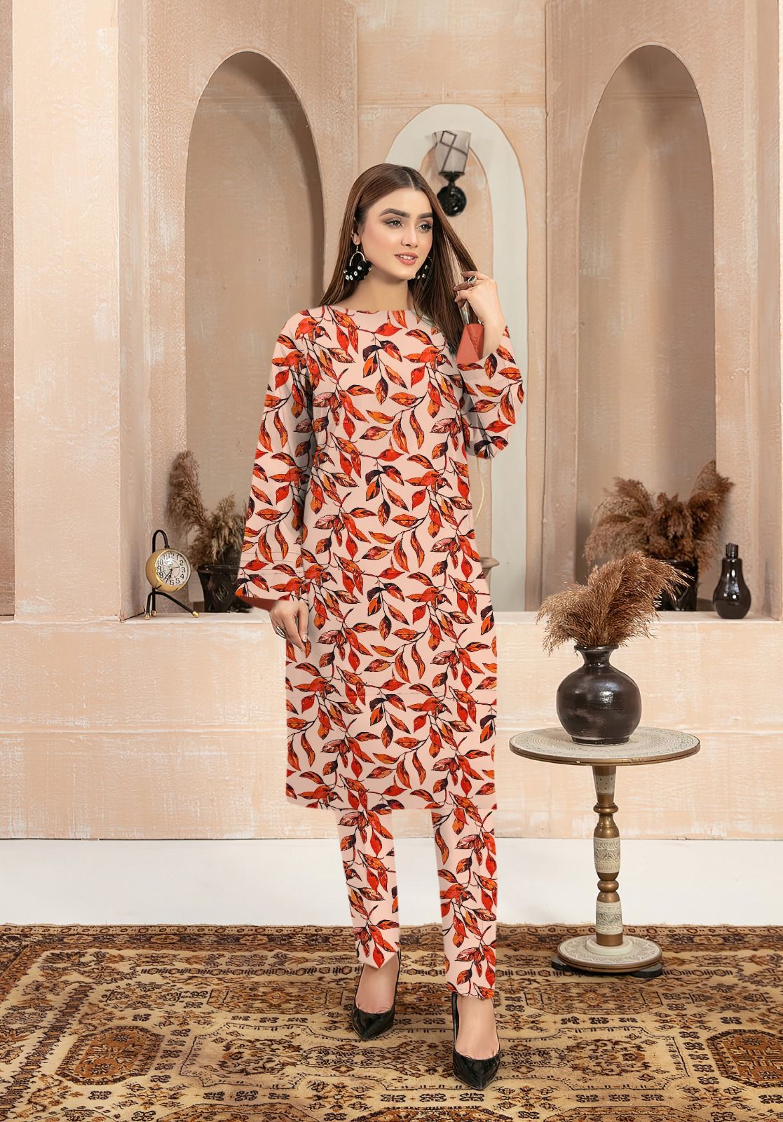 MARIA.B KHADDAR TWO PIECE