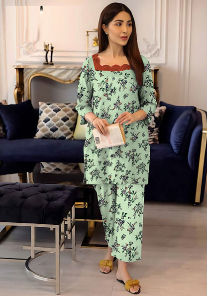 MARIA.B KHADDAR TWO PIECE