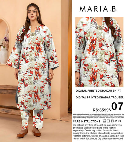 MARIA.B KHADDAR TWO PIECE