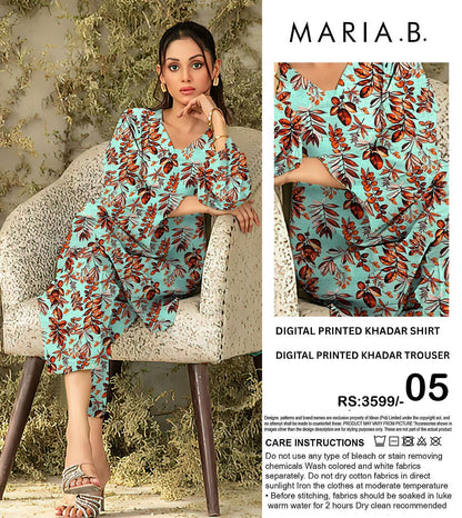 MARIA.B KHADDAR TWO PIECE