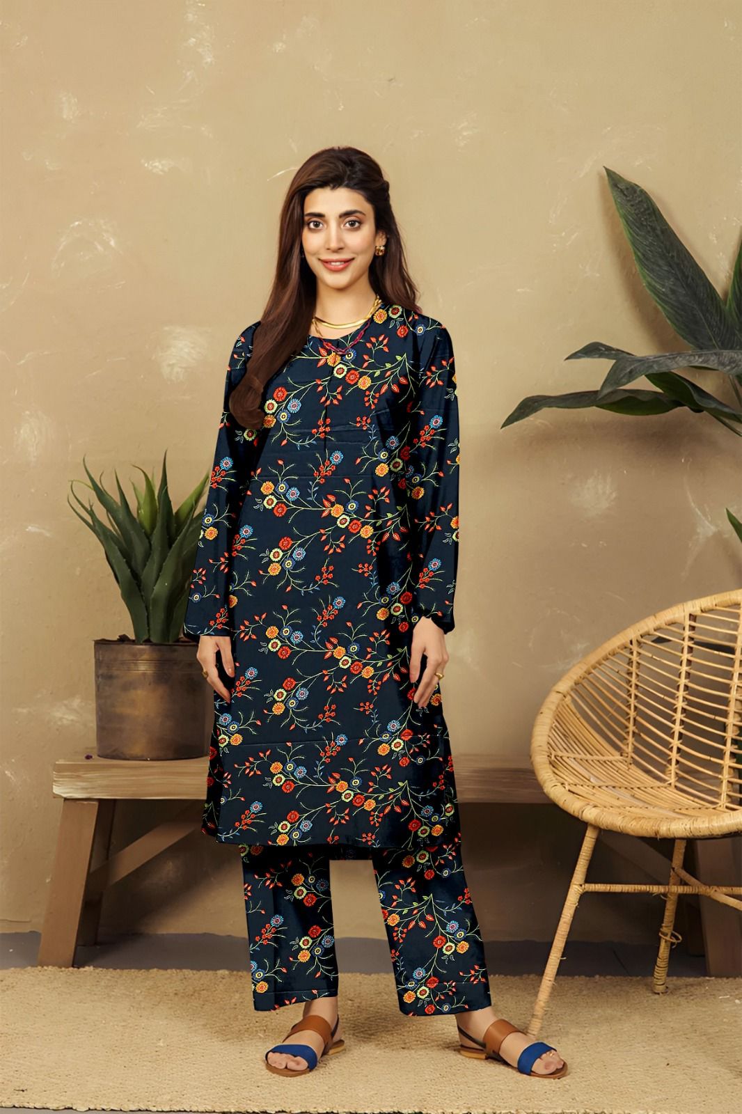 MARIA.B KHADDAR TWO PIECE