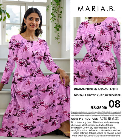 MARIA.B KHADDAR TWO PIECE