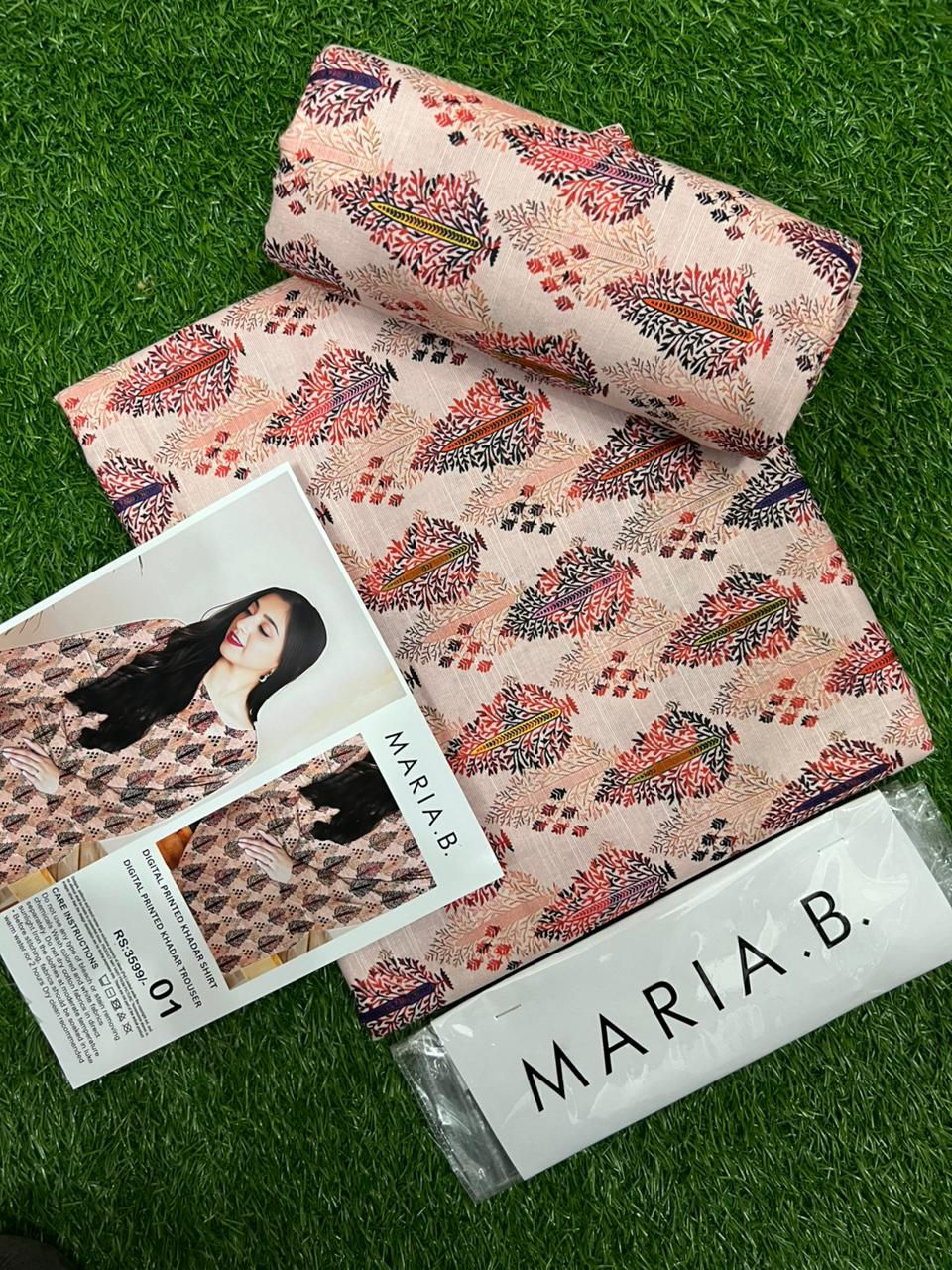 MARIA.B KHADDAR TWO PIECE