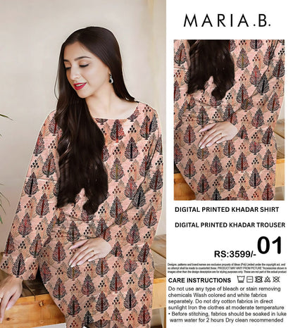 MARIA.B KHADDAR TWO PIECE