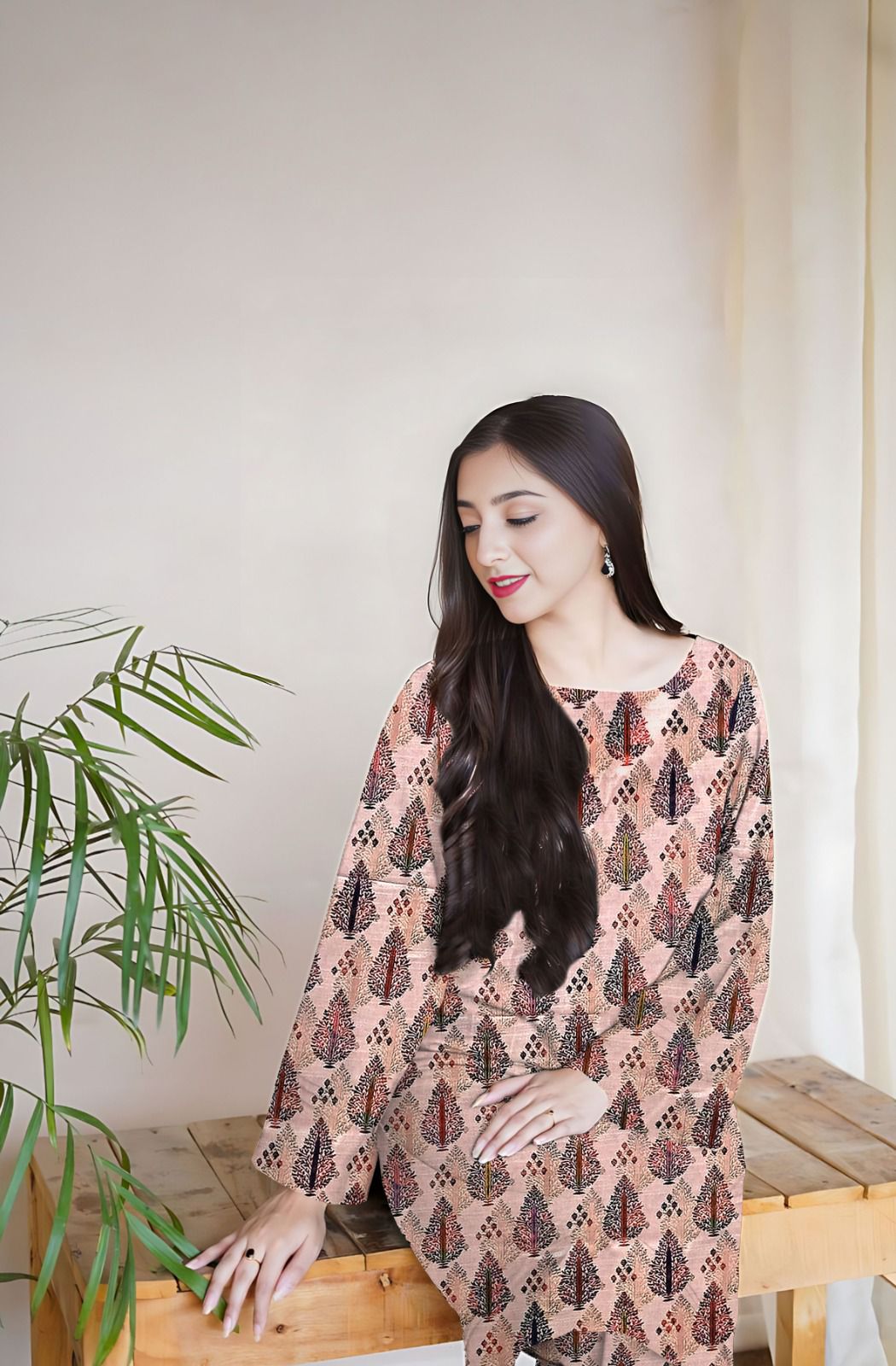 MARIA.B KHADDAR TWO PIECE