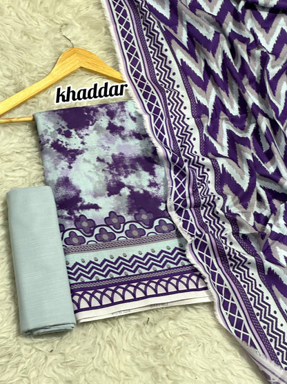 BINT E NAZ KHADDAR THREE PIECE