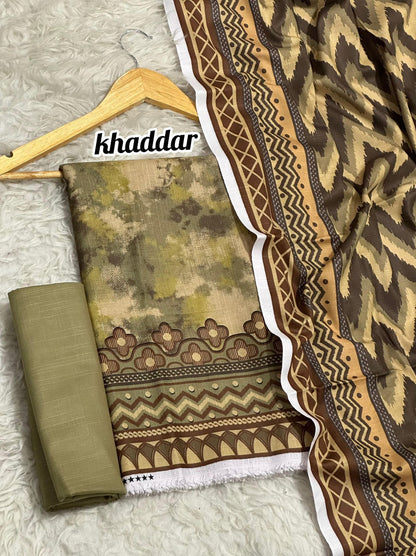 BINT E NAZ KHADDAR THREE PIECE