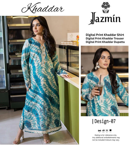JAZMIN KHADDAR THREE PIECE