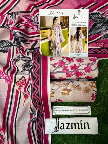 JAZMIN KHADDAR THREE PIECE