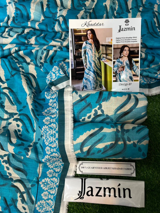 JAZMIN KHADDAR THREE PIECE