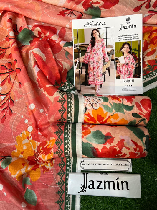 JAZMIN KHADDAR THREE PIECE