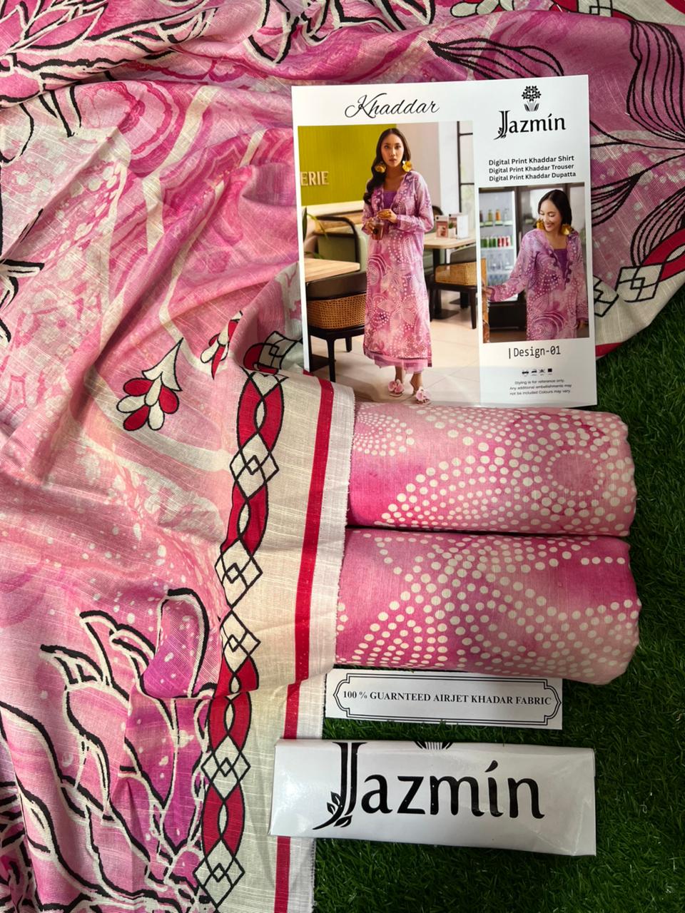 JAZMIN KHADDAR THREE PIECE