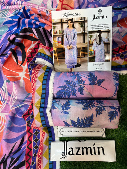 JAZMIN KHADDAR THREE PIECE