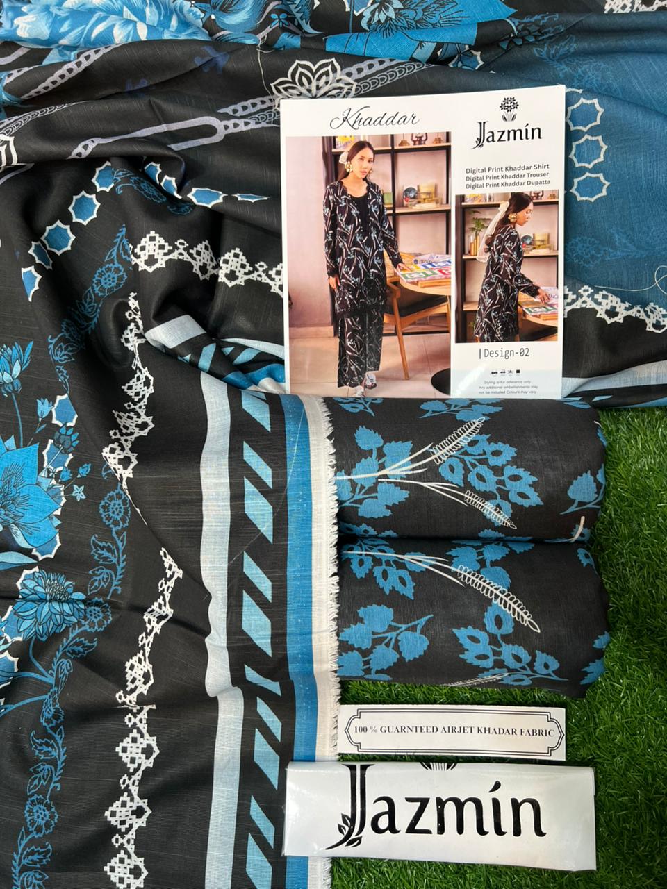 JAZMIN KHADDAR THREE PIECE