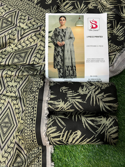 BIN SAEED DHANAK THREE PIECE