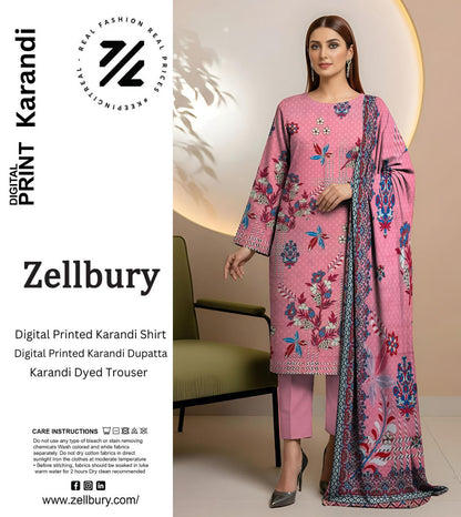 ZELLBURY KARANDI THREE PIECE